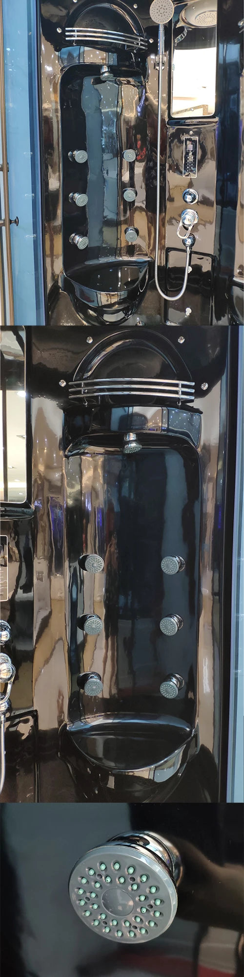 Popular Bathroom Double seat steam shower room with whirlpool massage