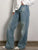 MiuKoMiYa Straight Leg Jeans For Women High Waist Gray Long Wide Denim Pants Vintage Blue Boyfriend Jeans