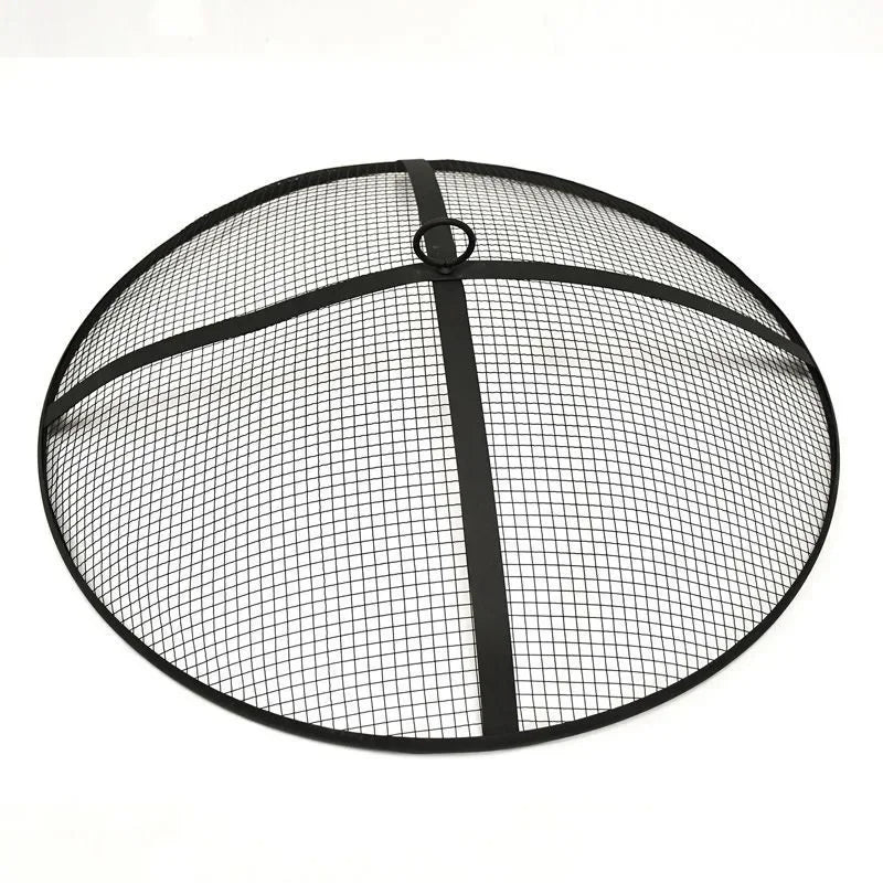 Camping Fire Pit Bonfire Stove Bonfire Activity Wood Basket Black Garden Decoration Wood Stove Heating Furnace With Baking Net