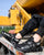 New Safety Shoes Men Breathable Light Work Sneakers Steel Toe Shoes Anti-smash Anti-puncture Indestructible Shoes Large Size 50