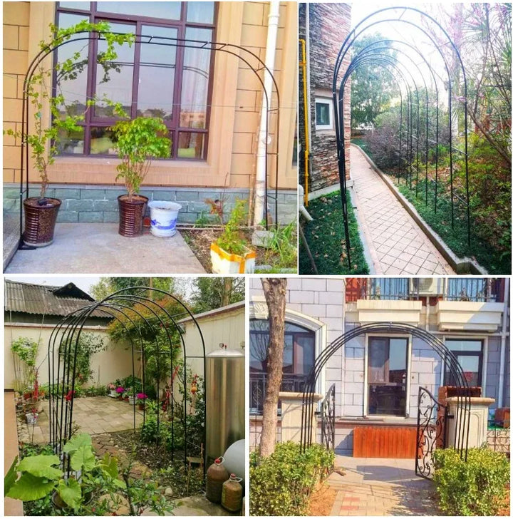 New Outdoor Wedding Arch Door Wrought Iron Home Garden Arches