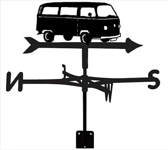Metal Weathervane,Witch Iron Weather Vane,Sea Rover Wind Direction Indicator,Garden Outdoor Roof Decoration,