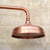 Antique Red Copper Wall Mounted Bathroom 8" inch Round Rain Shower Faucet Set Dual Cross Handle Tub Mixer Tap arg501