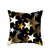 1pcs/set Christmas Black Gold Cushion Cover Merry Christmas Decorations for Home