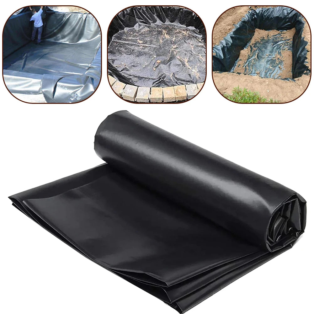 Pond Liner Premium Heavy Duty Pond Liner For Garden Ponds Fountains Waterfalls Fish Ponds for Protective Pond Environment