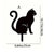 Charming Cat Family Garden Stakes – Decorative Cute Cat Silhouette,