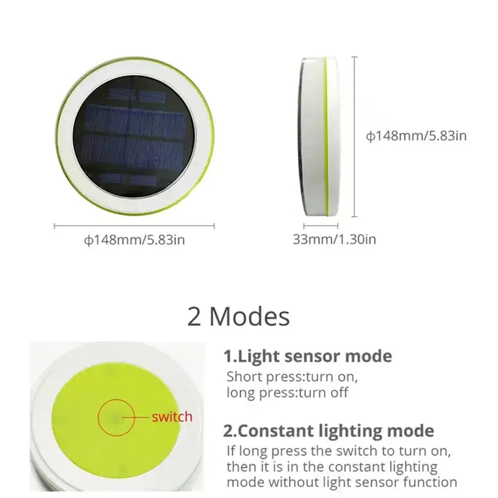 RGB Submersible Lamp Boat Solar Garden Outdoor LED Pool Lights Floating Light Bulb With RGB Remote Control Or APP Control