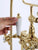 Bathroom Bathtub Faucet Set Floor Decked Gold Total Brass Classical American Style Shower Faucet Set Top High Quality