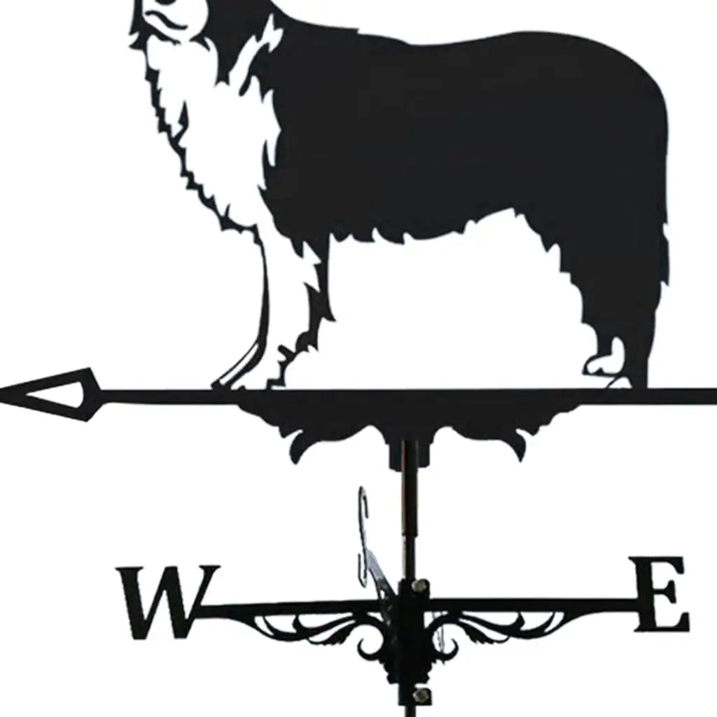 20-Inch Weathervane with Animal Ornament, Garden Stakes Weather Vane