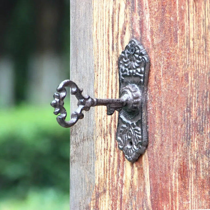 Retro Outdoor Iron Door Pulls European Sle Courard Decorative Wall Art Home Decor Iron Artistry Vintage Door Handles