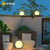 Creative Moon Pillar Lights Outdoor Waterproof LED Round Landscape  Garden, Courtyard Villa Lighting Fixture