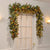 Christmas Garlands With Pinecones Red Berries Artificial Christmas Wreaths For Home Xmas Tree Stairs Door