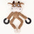 Pet Soothing Toys Dog Making Noise Squeaky  Bear Shaped Plaything Pets Wear Resistant Teeth Cleaning Toy
