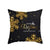 1pcs/set Christmas Black Gold Cushion Cover Merry Christmas Decorations for Home
