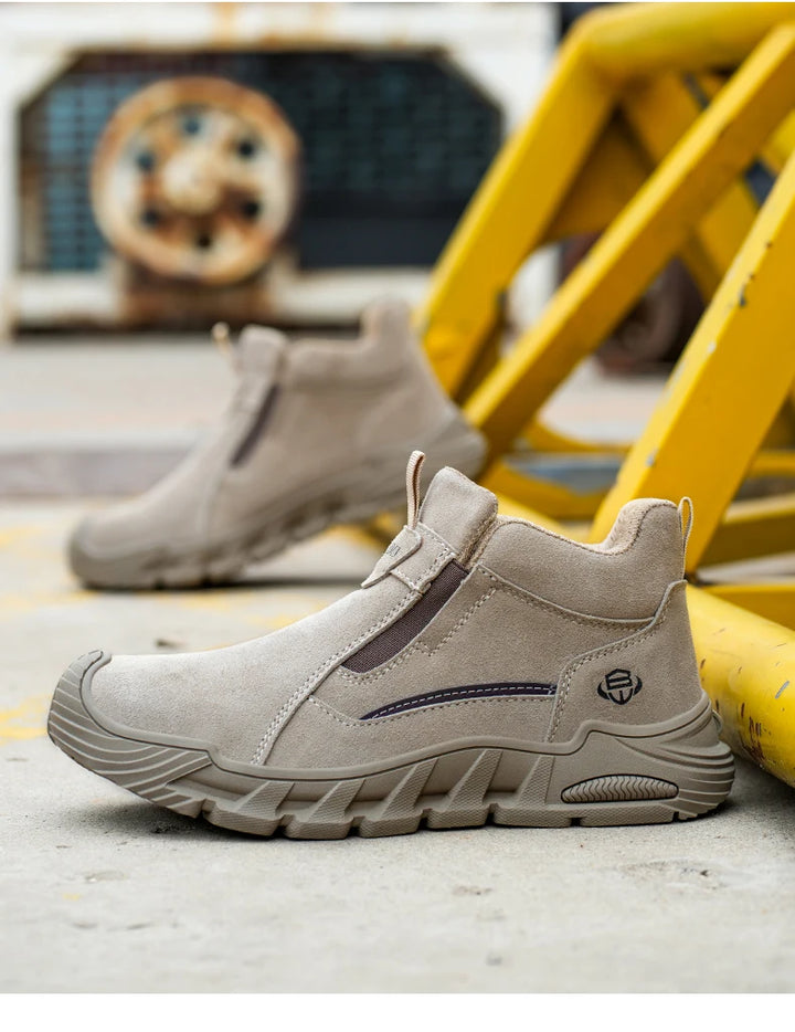 Insulated 6KV Plastic Toe Men's Safety Shoes Anti-impact Puncture-Resistant Work Boots Durable Labor Protection Footwear