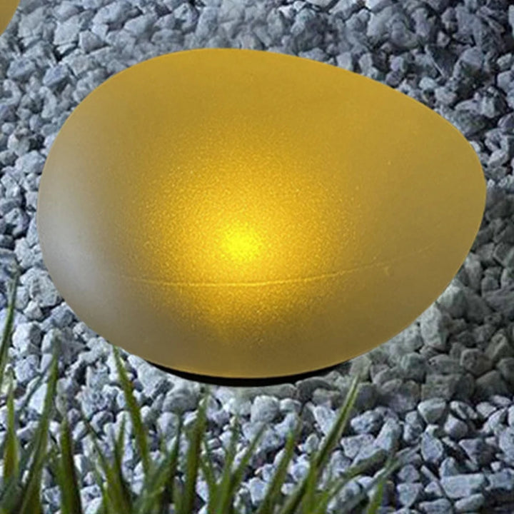 Solar LED Light Outdoor Glow Cobblestone Lamp Luminous Stone  Lighting Pebble RGB Garden Light Pathway Garden Decor