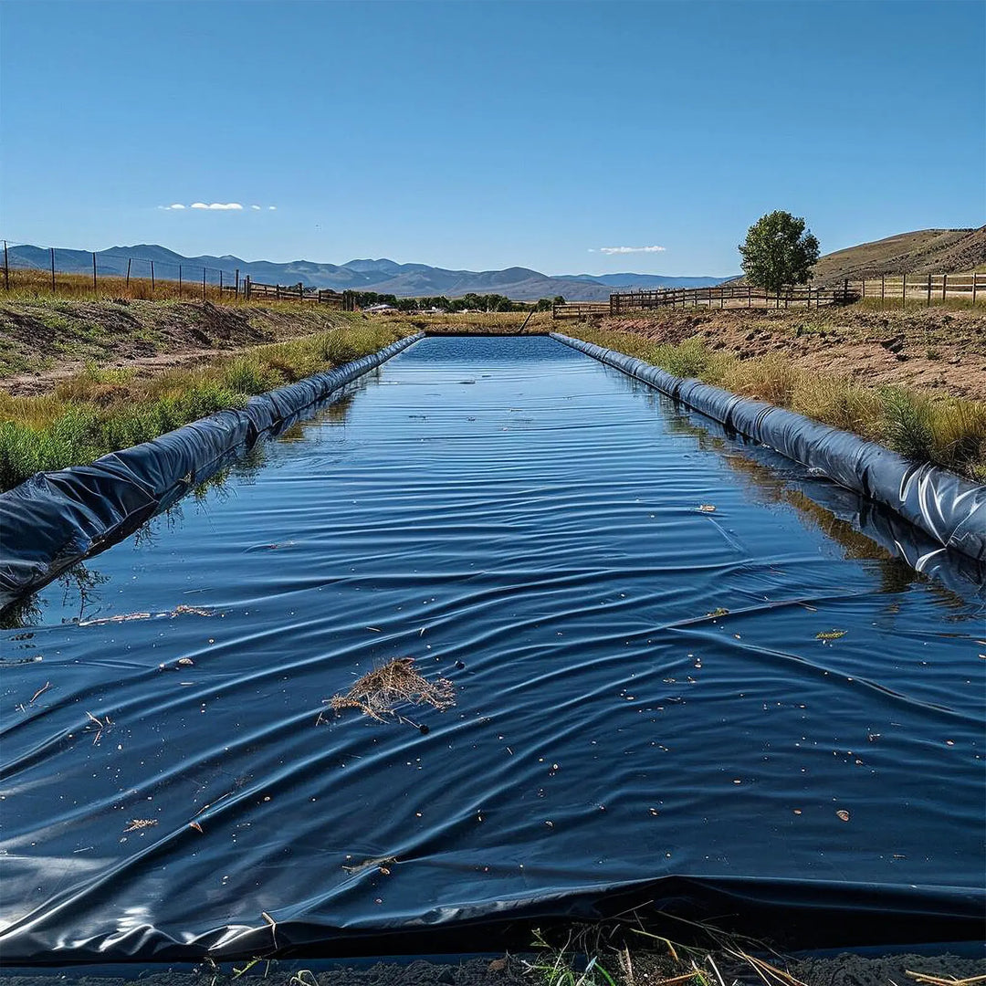 HDPE Pond Liners 20 Mil UV Resistant Easy Cutting, Pond Liner for Natural Looking Ponds, Waterfall, Koi Pondsand Water Garden