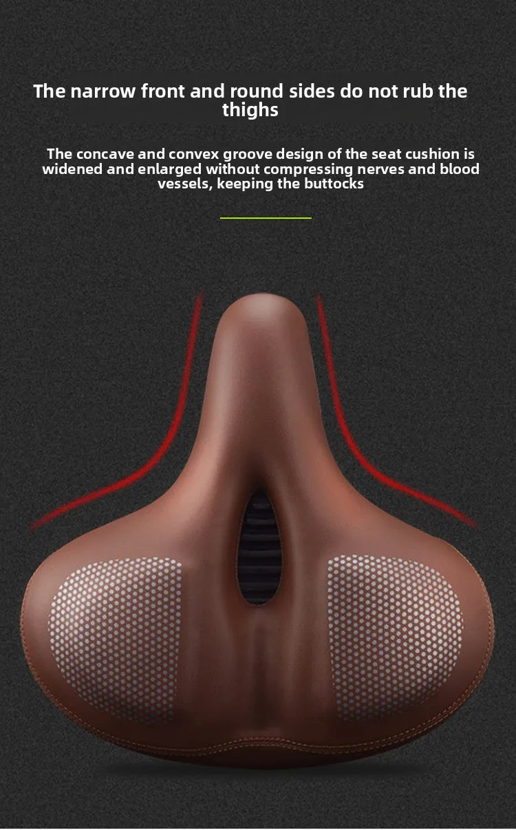 Bicycle Seats for Comfort Men  Women Oversized & Extra Soft Padded Bike Seat Cushion Comfortable Large Bike Saddle Mountain