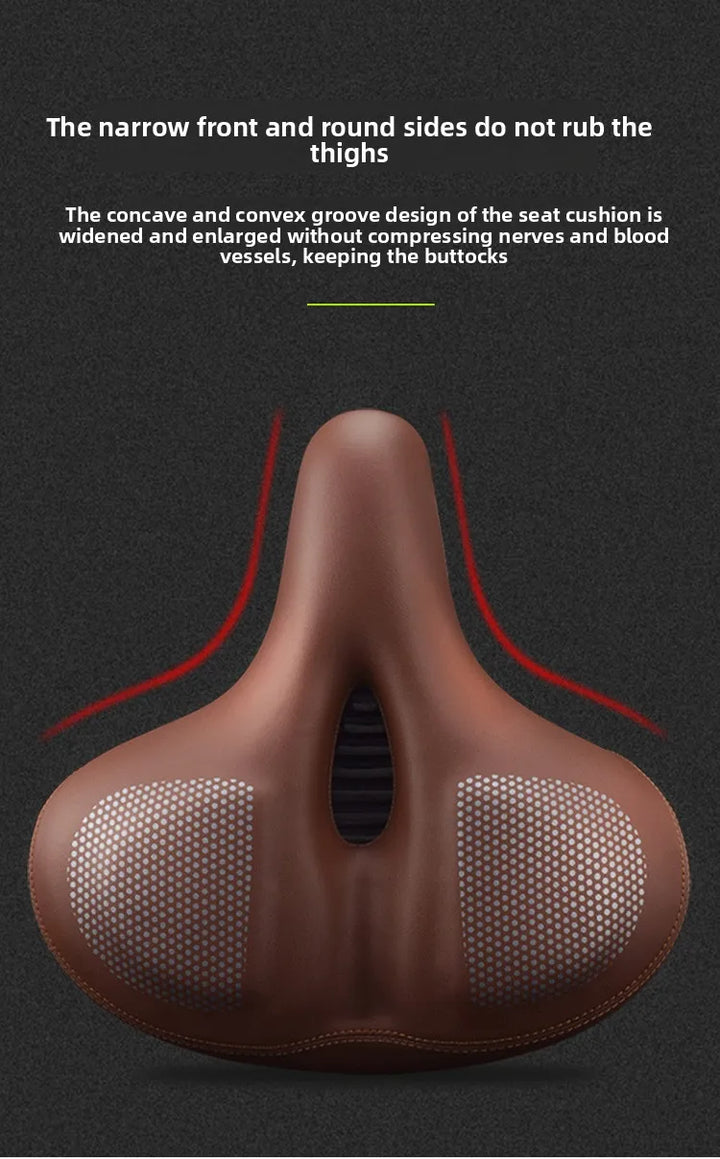 Bicycle Seats for Comfort Men  Women Oversized & Extra Soft Padded Bike Seat Cushion Comfortable Large Bike Saddle Mountain