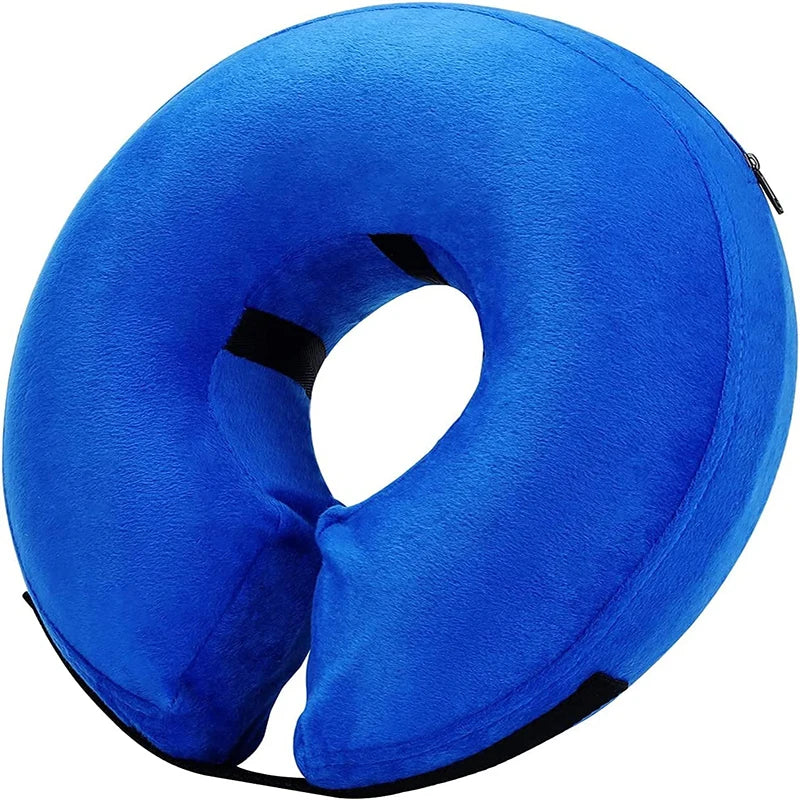 Soft Elizabethan Dog Cone Collar Inflatable Pet Recovery E-Collar for Small to Large Dogs And Cats Ideal for Surgery Recovery