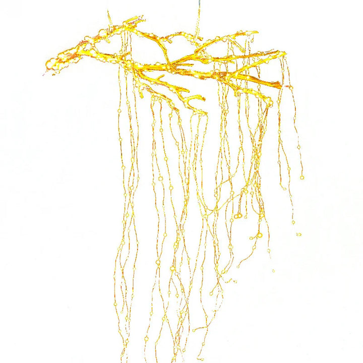 Solar Garden Light LED Fairy Gypsophila Tree Waterfall Icicle LED String Holiday Christmas Party Garland Waterproof Solar Lamp