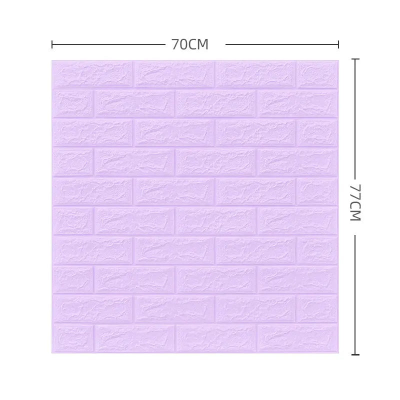 5/12PCS Self Adhesive Wallpaper Peel And Stick 3D Wall Panel Living Room Brick Stickers  Brick Paper Home Decor