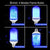 USB E14 E27 B22 Led Simulated Flame Bulbs 9W AC85-265V Luces Home Electronic Accessories Lamp Flame light Effect Bulbs Lampada