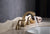 Antique Brass Basin Faucets Classic Bathroom Sink Faucet Double Cross Handle 3 Holes Bathbasin Counter Mixer Taps