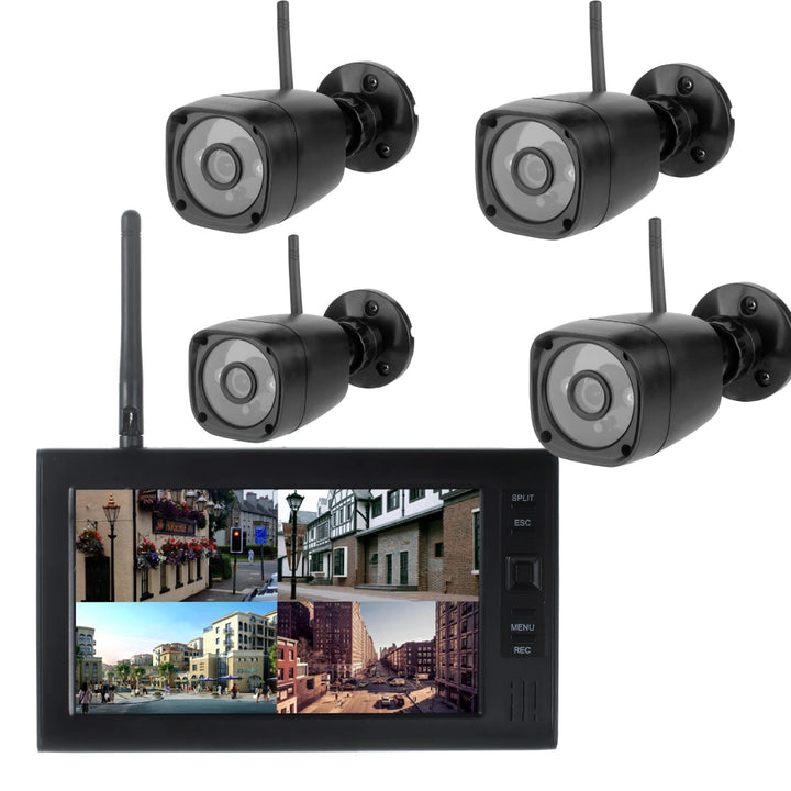 Multi Apartment Video Door Phone System, Video Intercom Doorbell System, IR Camera  2 ~ 3 Apartments, 7"
