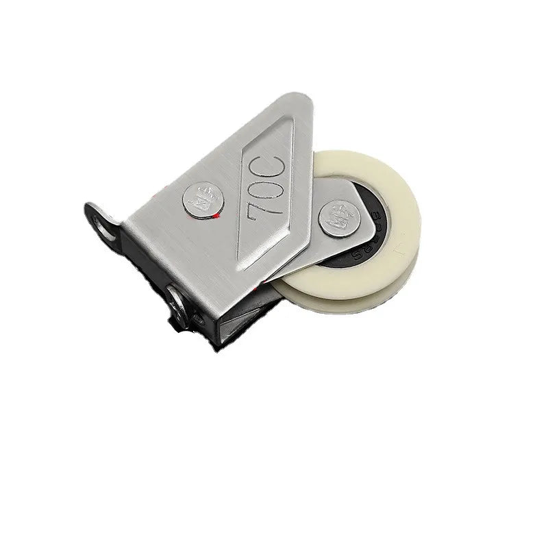 2Pc Aluminum Alloy Window Pulley Sliding Door Roller Window Track Roller Shower Door Wheels Cabinet Pulleys Furniture Hardware