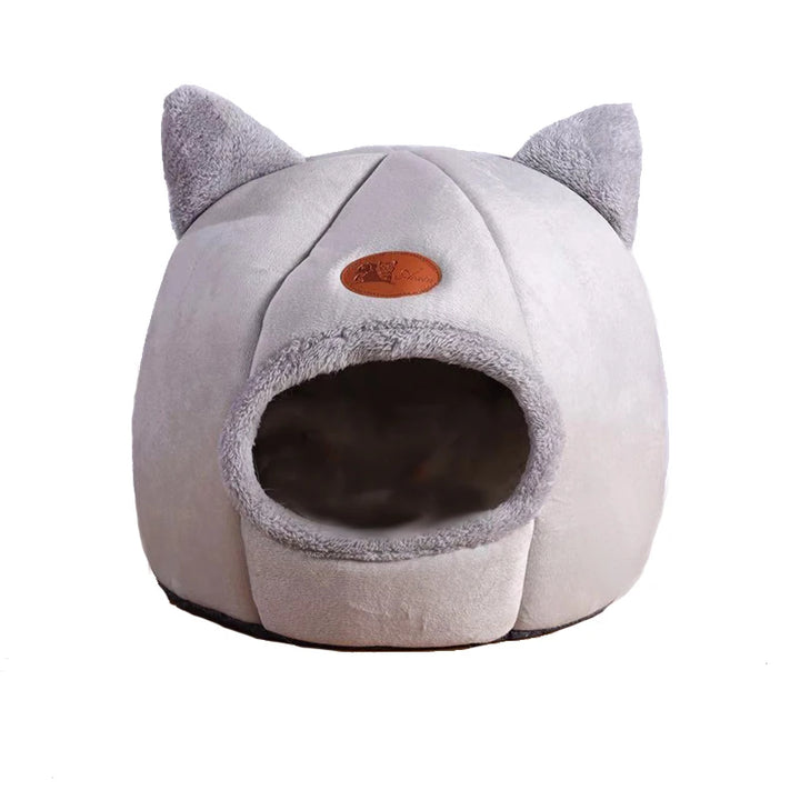 Deep Sleep Comfort In Winter Cat Bed Iittle Mat Basket Small Dog House Products Pets Tent Cozy Cave Nest Indoor