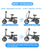 DEEPOWER K300 Electric Bike 400W 48V 30AH Adult Folding Electric Bicycle With Basket Mini Ebike for Urban Commuter Man Woman