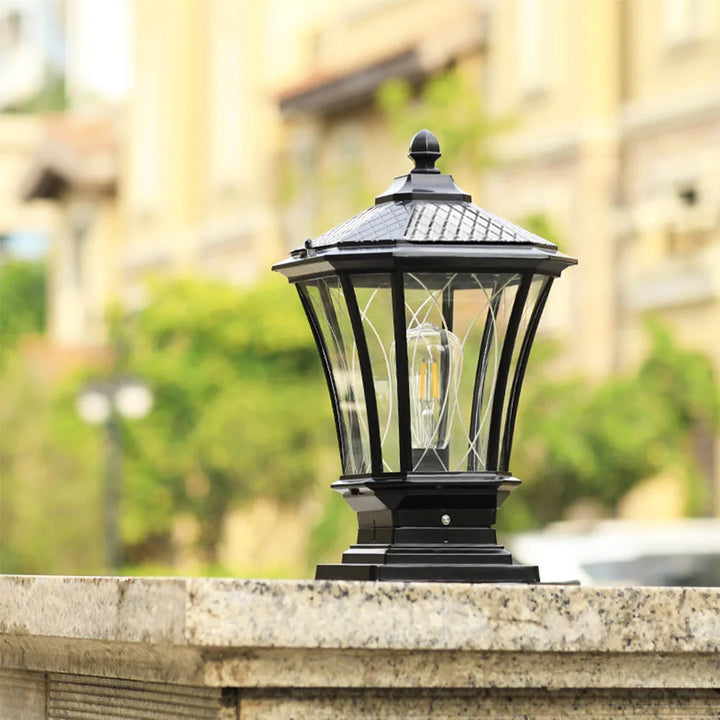 Outdoor Garden Pillar Lamp European Style Decor Courtyard Light Antique Waterproof Door Post Lamp Rainproof Fence Pillar Light