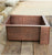 40x40x15cm Honeycomb Design Copper Single Bowl Drop-In Bar Sink Kitchen Sink
