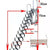 Outdoor Wall-mounted Telescopic Step Ladder carbon steel Lift Ladders for Home Indoor Space-saving Attic Telescopic Staircase