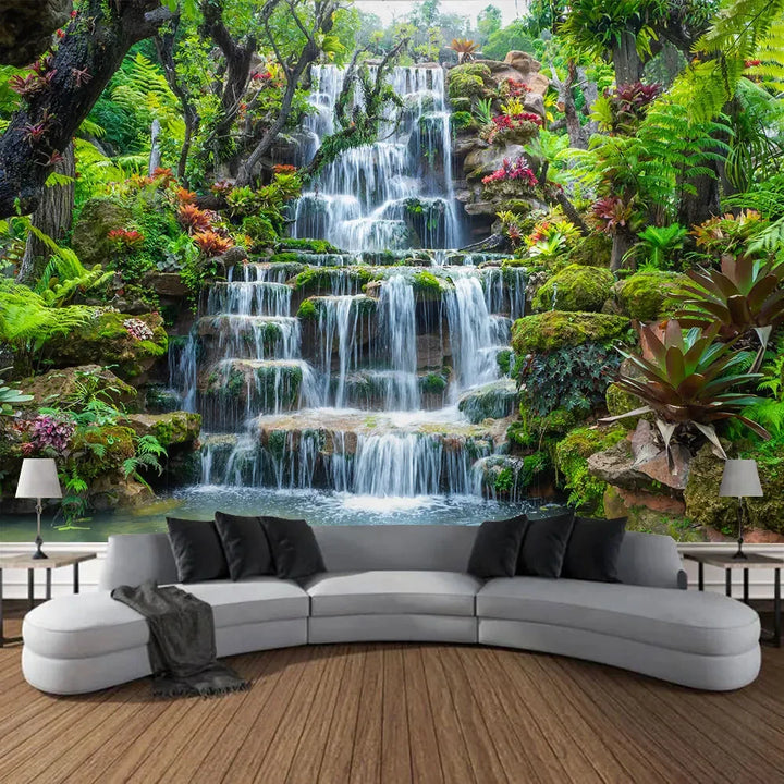 Beautiful Natural Forest Printed Large Wall Tapestry Hanging Bohemian Wall Tapestries Mandala Wall Art Decor