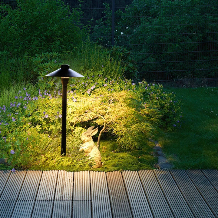 Waterproof Mushroom LED Lawn Light Outdoor Landscape Pathway Post Lamps With insert Aluminum Villa Pole Pillar Lamps