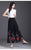 Thin Chinese Style Floral Chiffon Wide Leg Pants Women Tie Die Printed Button Loose High Waist Vintage Straight Trousers