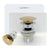 Bathroom Push Down Pop-Up Drain Sink Waste Stopper Valve Chrome Body with Color Lid Washbasin Water Head Deodorization Stopper