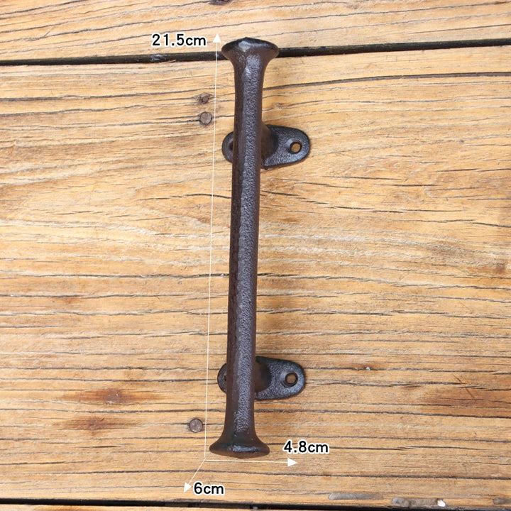 Retro Outdoor Iron Door Pulls European Sle Courard Decorative Wall Art Home Decor Iron Artistry Vintage Door Handles