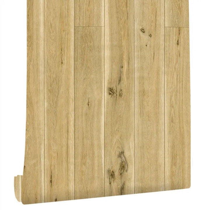 Wood Vinyl Wallpaper Roll Wood Grain Self Adhesive Wallpaper Kitchen Wardrobe Cabinet Furniture Contact Paper Renovation Door