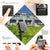 1pc Solar Curtain String Lights Outdoor Fairy Lights Solar Powered Twinkle String Lights 8 Modes For Home Garden P