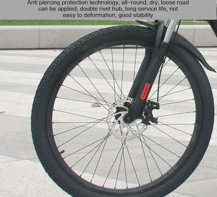 AKEZ Electric Bicycle 36V13AH Lithium Battery 350W Brushless motor Adult E-Bike 26Inch Thin tire Urban Commuting Electric Bike