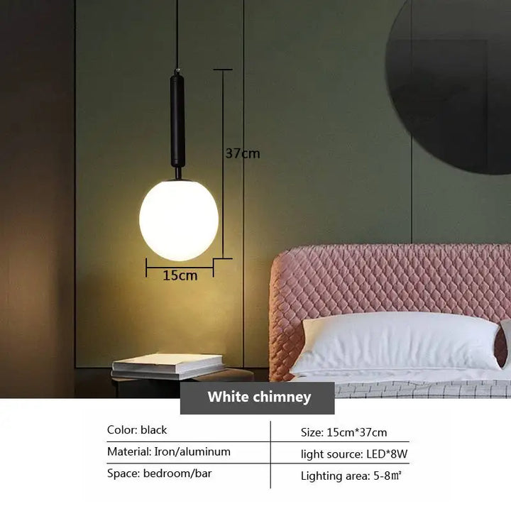 Nordic Glass Pendant Light Modern Brass Creative minimalist Chandelier For Dinning Room E27 Transparent Lampshade For Restaurant