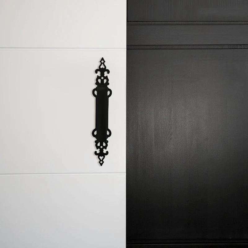 LWZH Sliding Barn Door Pull Handles Gate Cabinet Closet Door Handle Set (250mm Length)