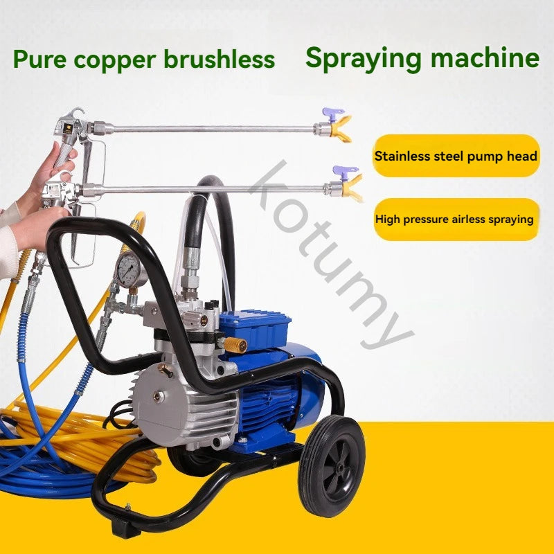 High Pressure Airless Spraying Machine Electric Paint Sprayer Spray 5200W Painting Tools for Paint and Decorating