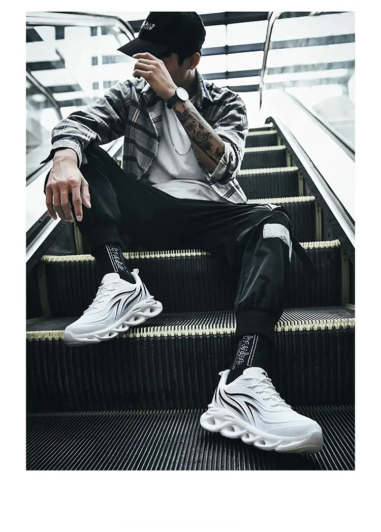 Men Sports Shoes Luxury Casual Sneakers Mesh Running Shoes Summer Lightweight Platform Fashion Basketball Walking Shoes for Men
