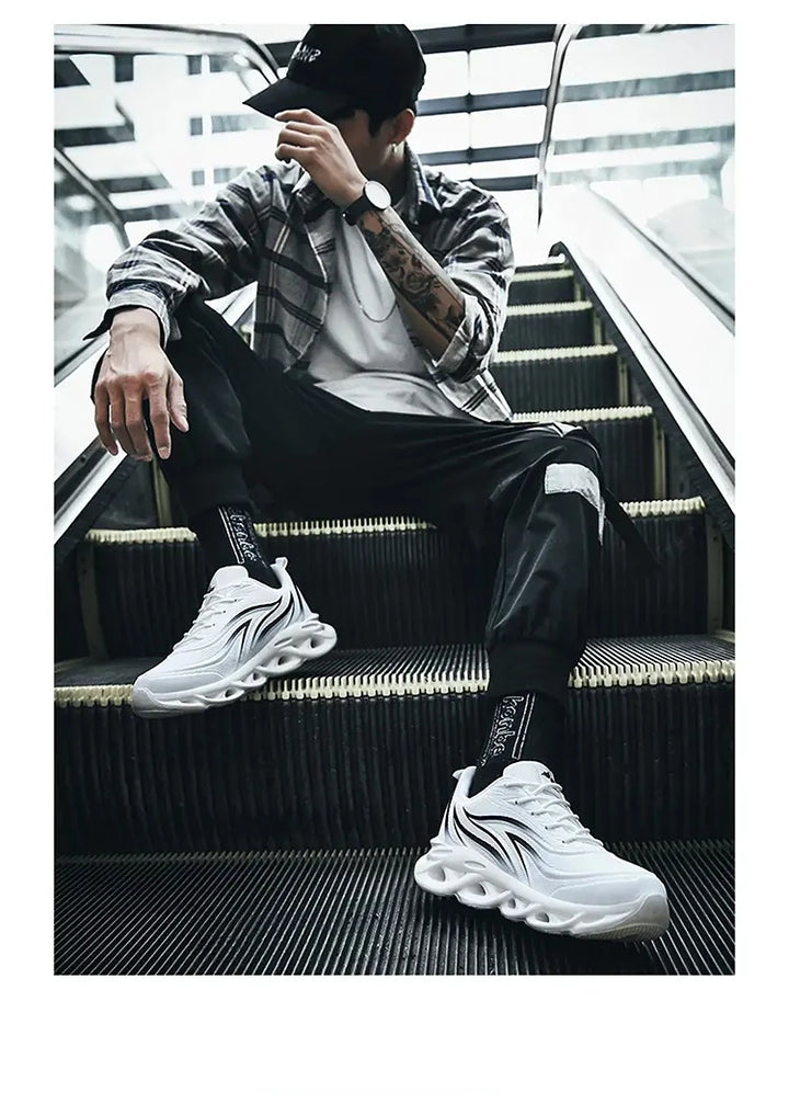 Men Sports Shoes Luxury Casual Sneakers Mesh Running Shoes Summer Lightweight Platform Fashion Basketball Walking Shoes for Men