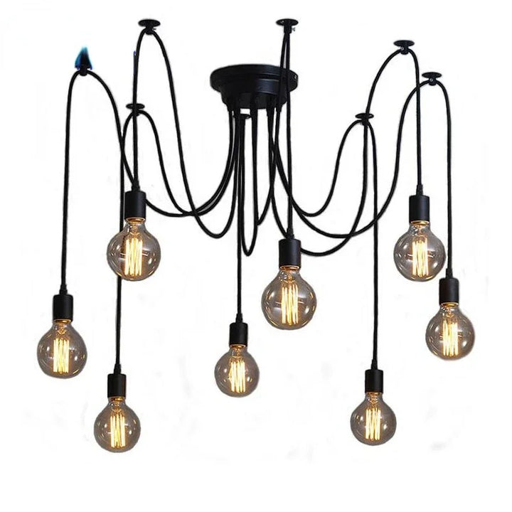 LOFT Office Retro Industrial Wind Chandelier Clothing Store Creative 6 First Sky Girl Scatter Chandelier