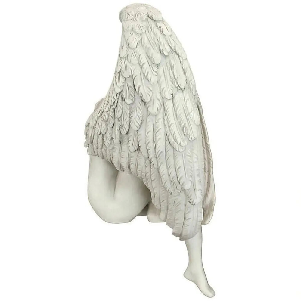 Redemption Angel Statue Creative Angel Sculpture Decoration Resin Craft Redemption Statuette Religious Garden